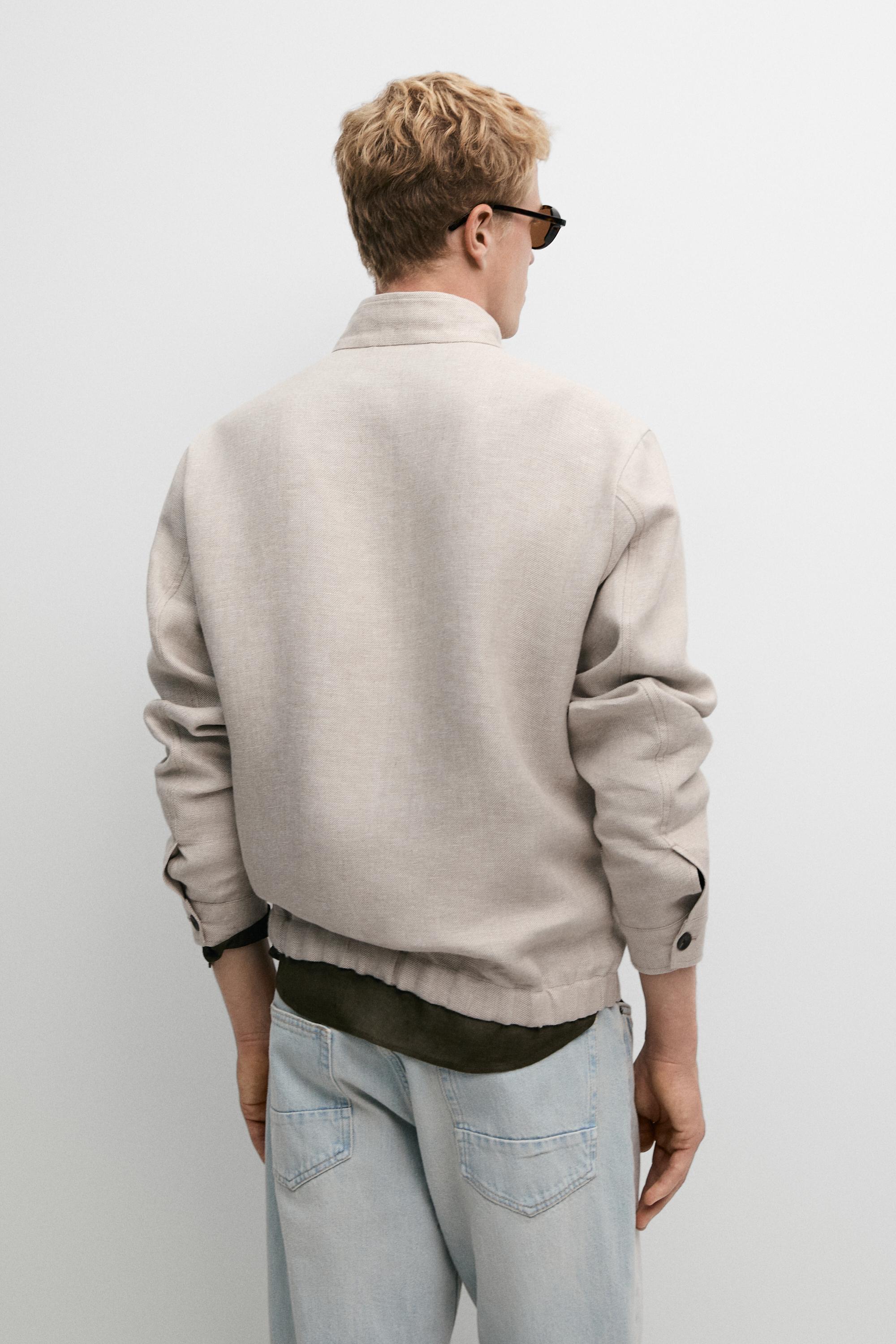 Veste 100 % lin total look